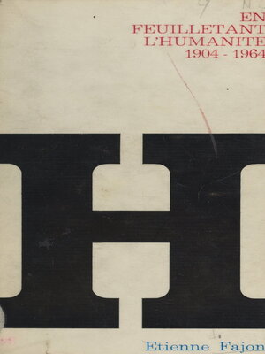 cover image of En feuilletant L'Humanité, 1904-1964
